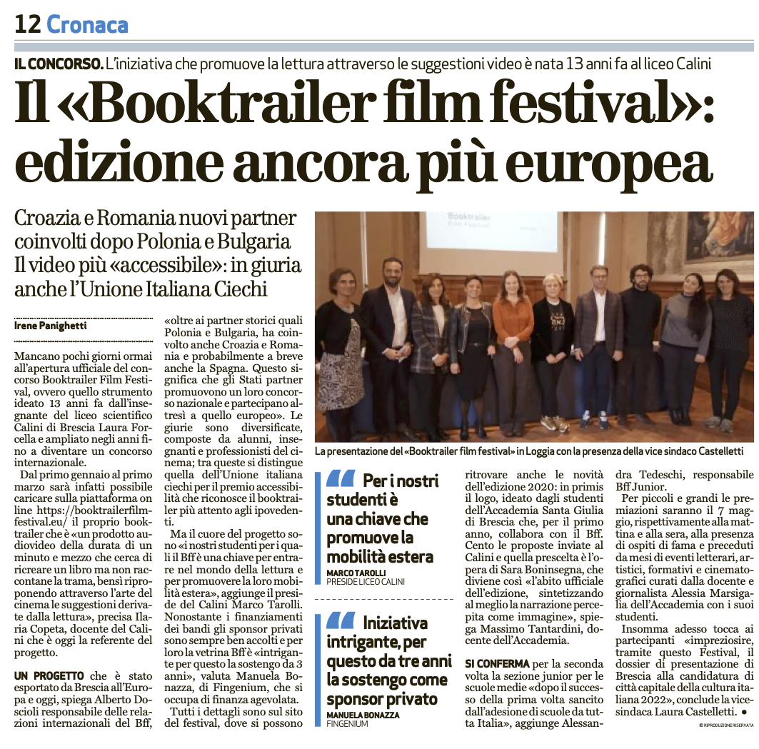 Il Booktrailer Film Festival: edizione ancora più europea