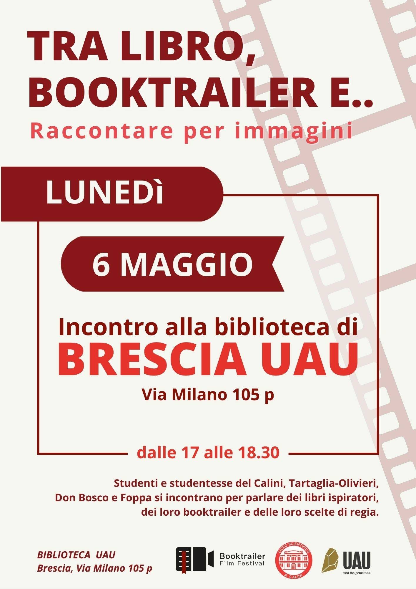Appuntamento in biblioteca a Brescia il 6 maggio